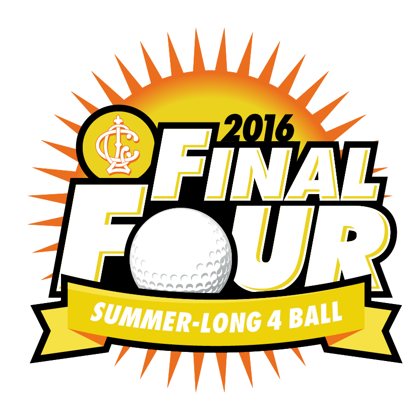 four ball golf logo